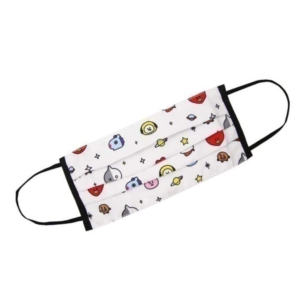 BT21 : Pleated Fashion White Face Mask ( Limited Edition ) | NWT